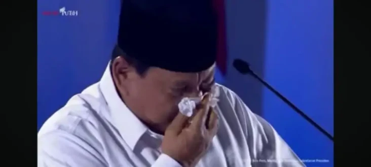 Prabowo Menangis saat...