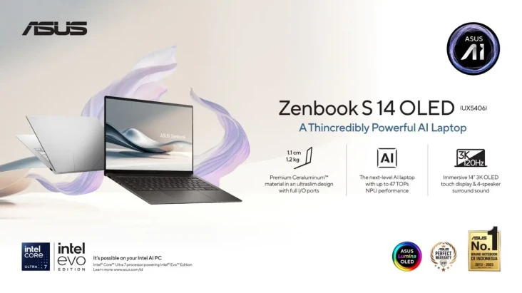 ASUS Zenbook S 14 OLED...