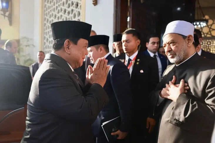 Tiba di Mesir, Prabowo...