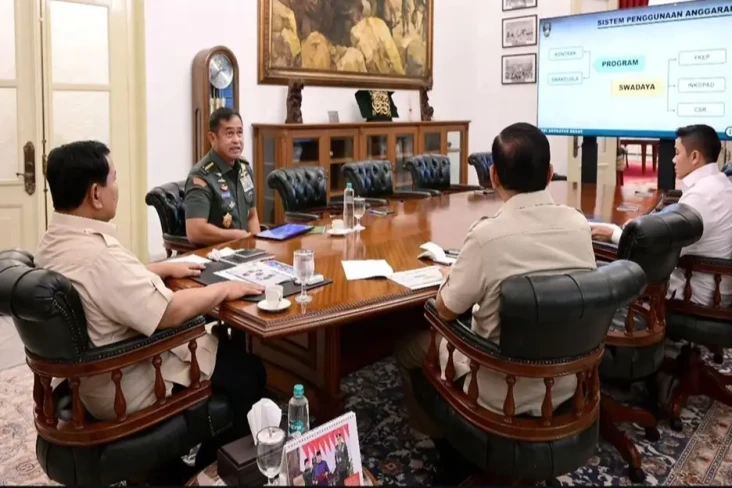 Temui Prabowo, KSAD...