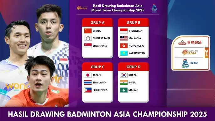 Hasil Drawing Badminton...