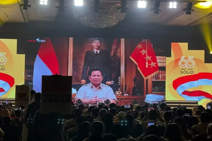 HUT ke-65 MKGR, Prabowo...