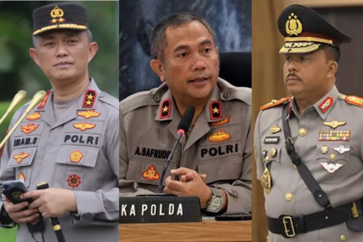 3 Perwira Tinggi Polri...
