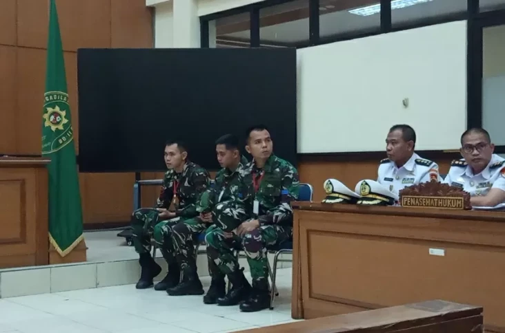 2 Anggota TNI AL Terdakwa...