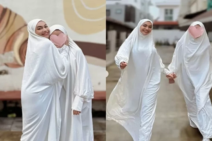 Denada Nangis Saat Lebaran...