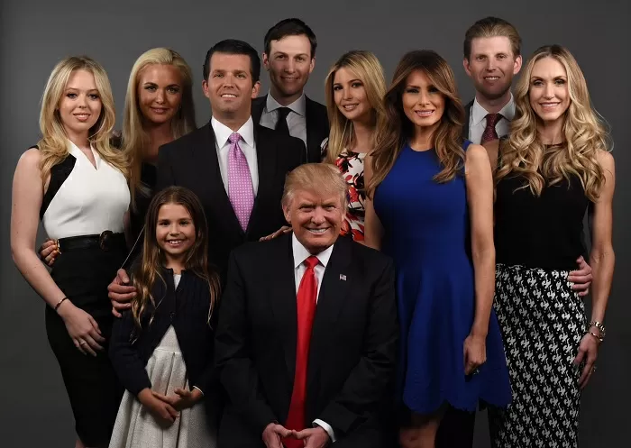 Keluarga Donald Trump...