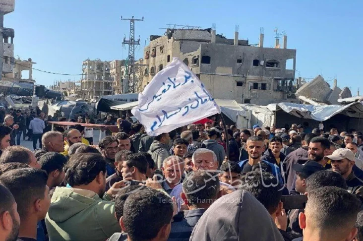 Langka, Protes Anti-Hamas...