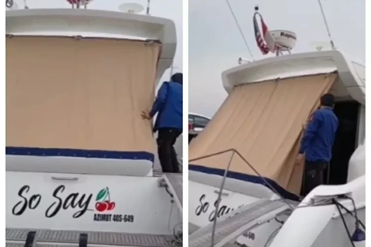 Penampakan 2 Kapal Pesiar...