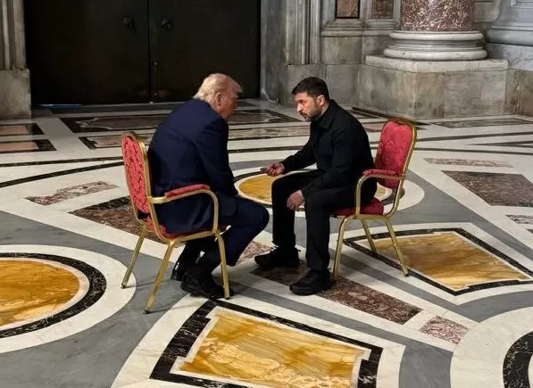 Trump dan Zelensky Bertemu...