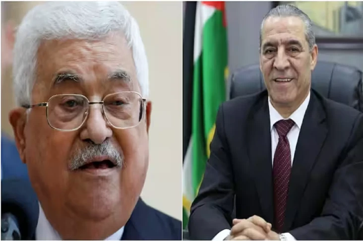 Presiden Palestina Mahmoud...
