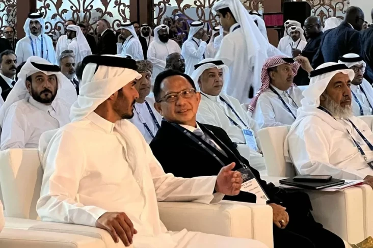 Pidato Mendagri di Qatar...