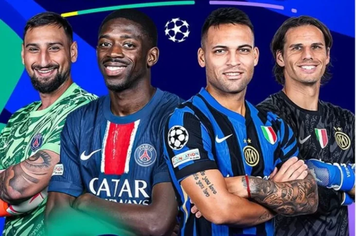 PSG vs Inter Milan di...