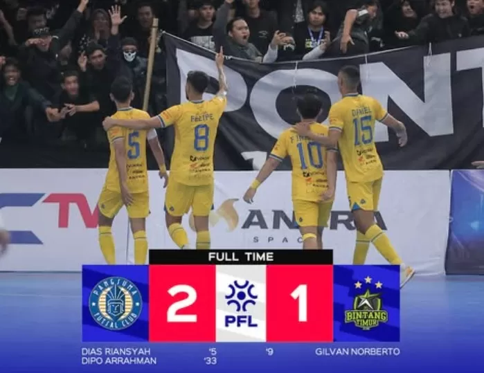 Hasil Liga Futsal Profesional...
