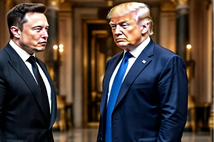 Donald Trump dan Elon...