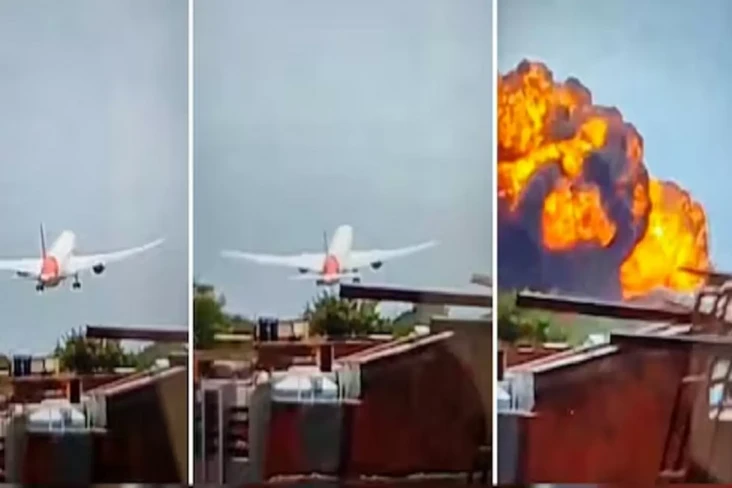 Tragedi Air India Jatuh...