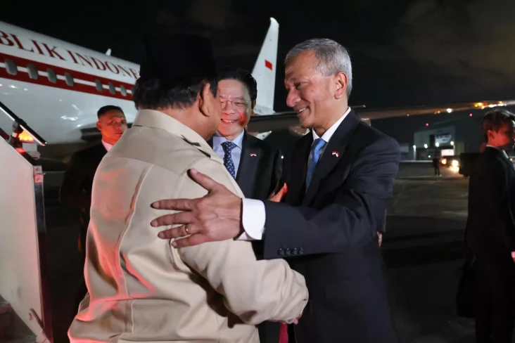 Momen Presiden Prabowo...
