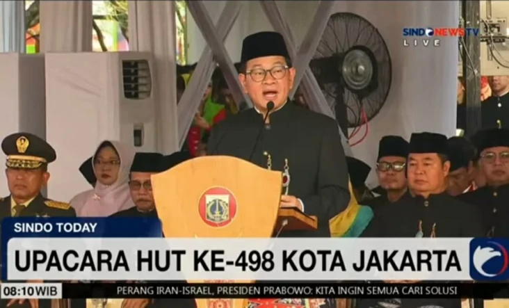 Pramono Pimpin Upacara...