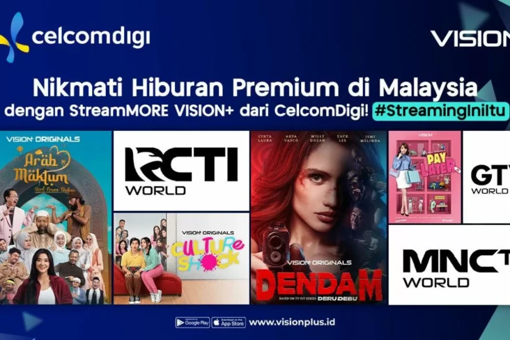VISION+ Gandeng CelcomDigi...