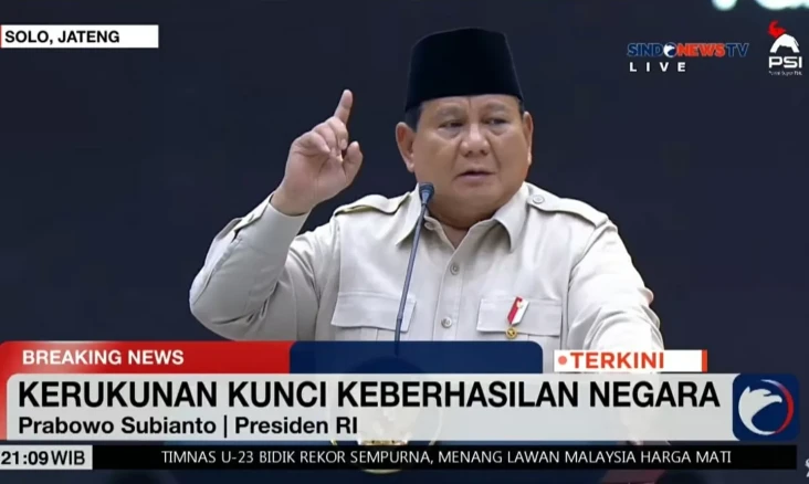Prabowo Tegaskan Komitmennya...