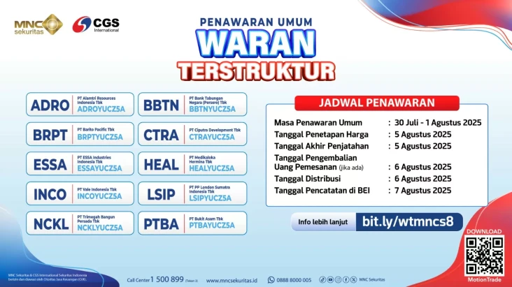 MNC Sekuritas dan CGS...