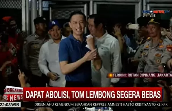 Breaking News! Tom Lembong...