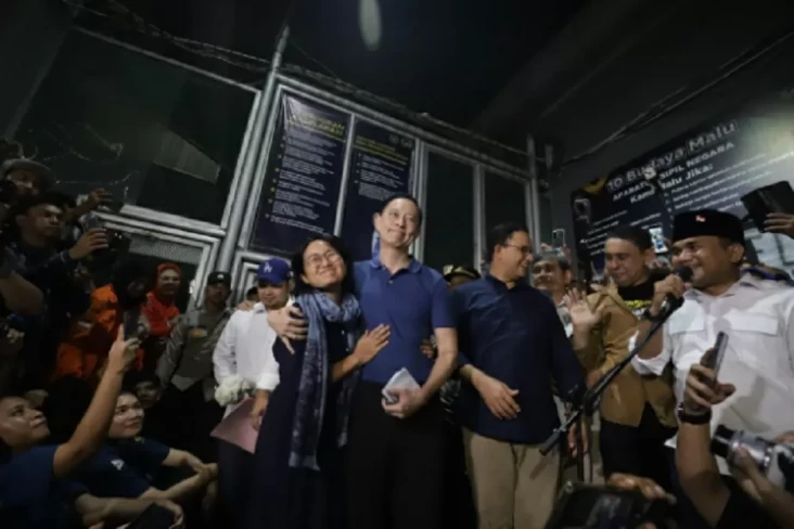 Tom Lembong usai Bebas...