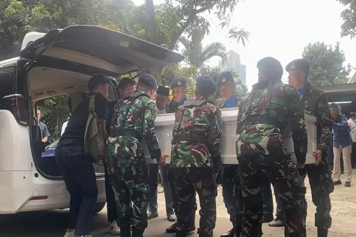 Jenazah Marsma TNI Fajar...