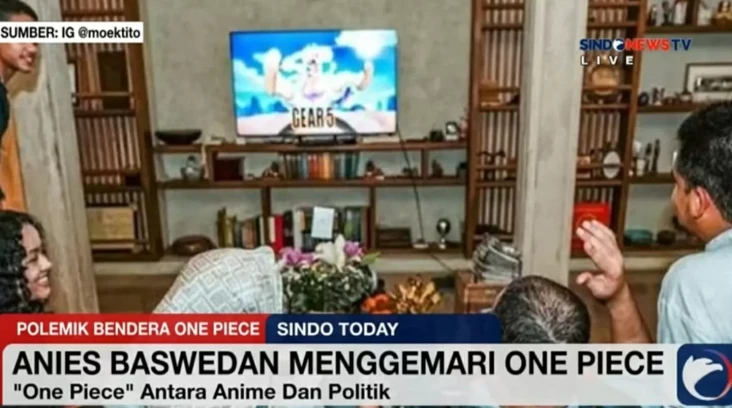 Foto Anies Bentangkan...