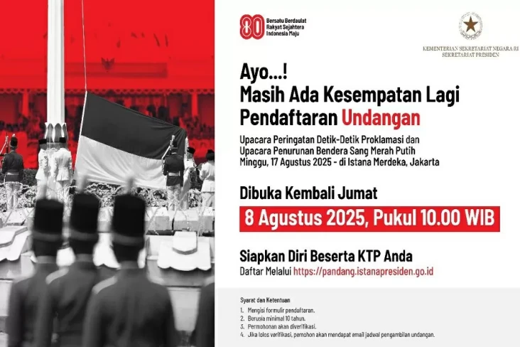 War Tiket Tambahan Upacara...