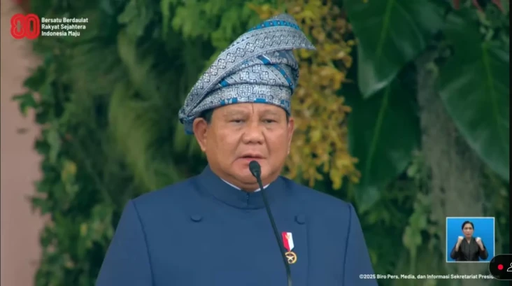 Prabowo Ucapkan Terima...