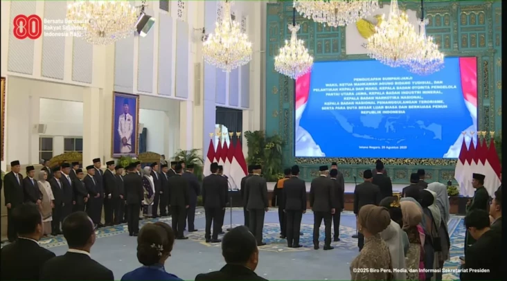 Prabowo Lantik Kepala...