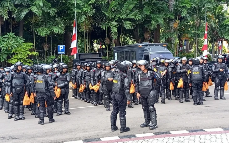 Jelang Demo di Polda...