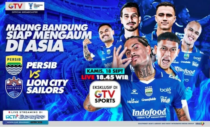 Live di GTV, Persib...