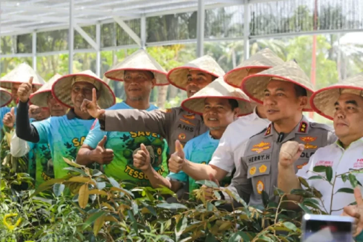 Sambut Hari Tani, Kapolda...