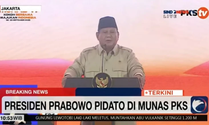 Presiden Prabowo Sapa...