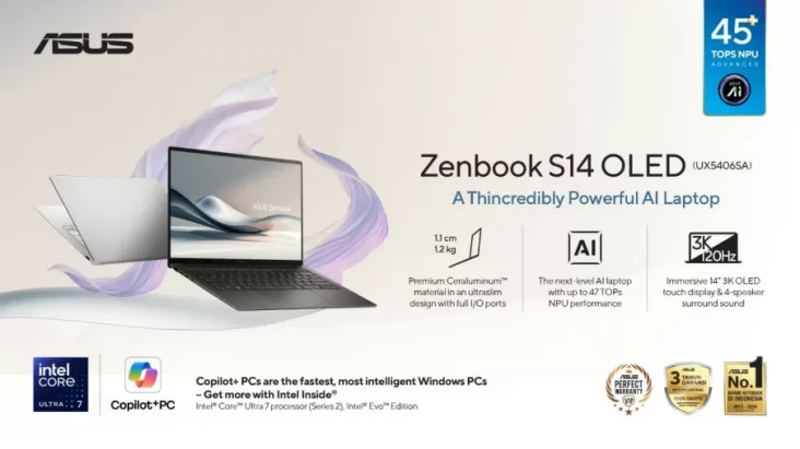 ASUS Zenbook S14 OLED...