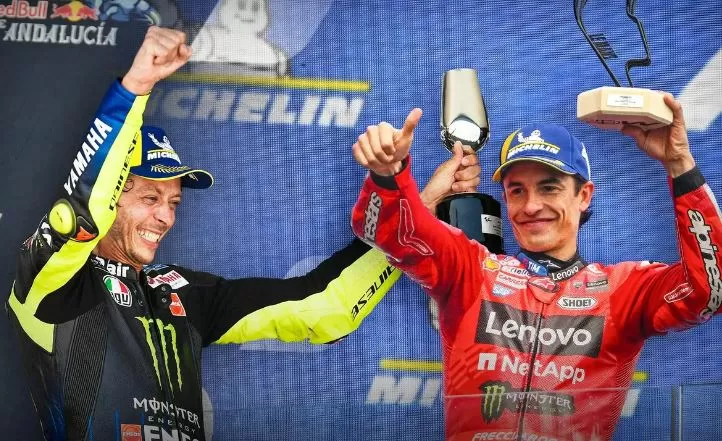 Marc Marquez vs Valentino...