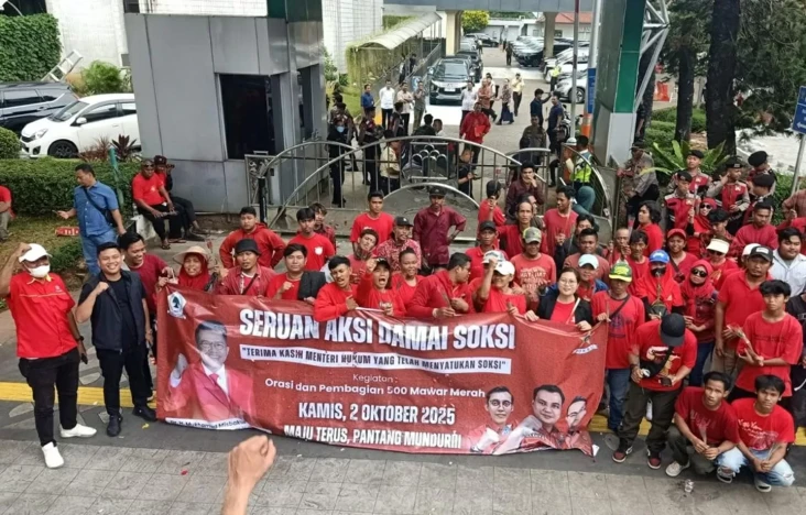 500 Mawar Merah SOKSI...
