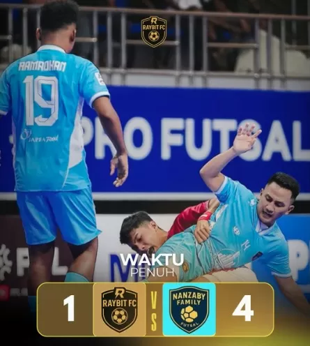 Hasil Liga Futsal Profesional...