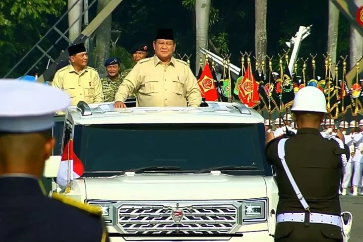 Prabowo Hadiri HUT ke-80...