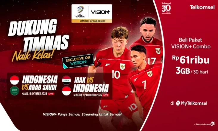 Dukung Timnas Indonesia,...