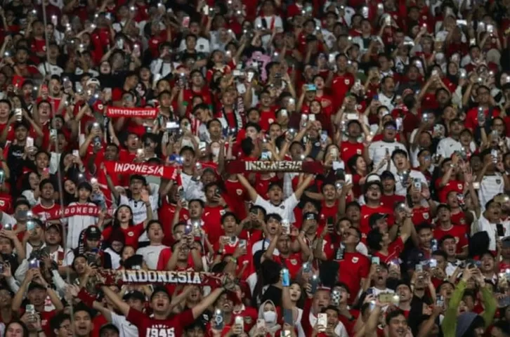 Suporter Timnas Indonesia...