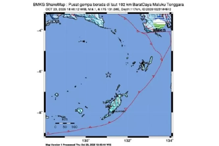 Gempa M6,1 Guncang Maluku...