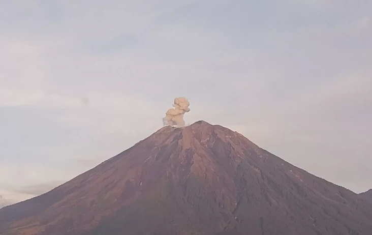 Gunung Semeru Erupsi...