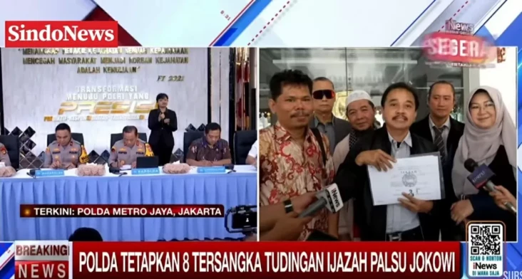 Tetapkan Roy Suryo Cs...