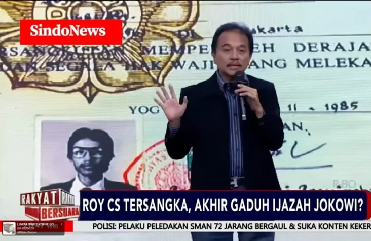 Roy Suryo Sangkal Mengedit...