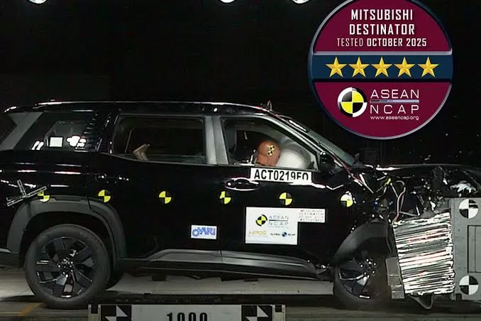 Uji Tabrak, Mitsubishi...