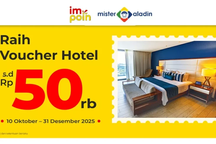 Raih Voucher Hotel hingga...