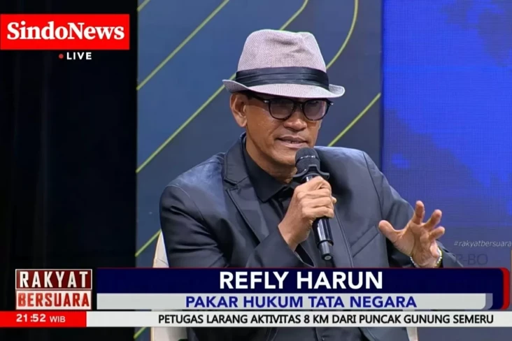 Refly Harun Menangkap...