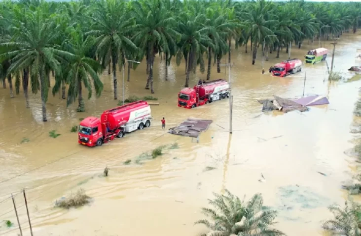Akses Darat Aceh Tamiang...